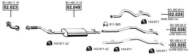 Układ wydechowy ASMET ME012420