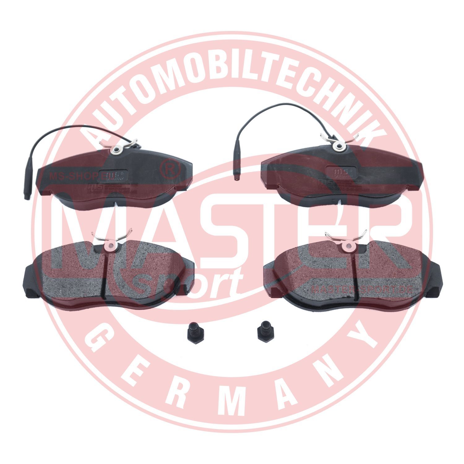 Zestaw klocków hamulcowych, hamulce tarczowe MASTER-SPORT GERMANY 13046029762N-SET-MS