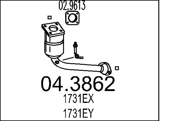 Katalizator MTS 04.3862