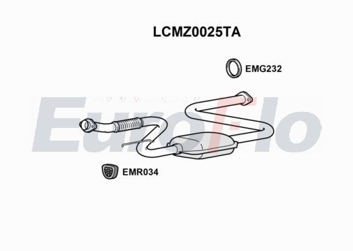 Katalizator EUROFLO 6384901919