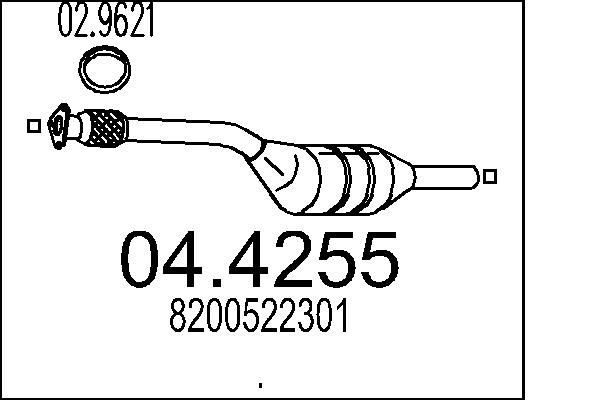 Katalizator MTS 04.4255