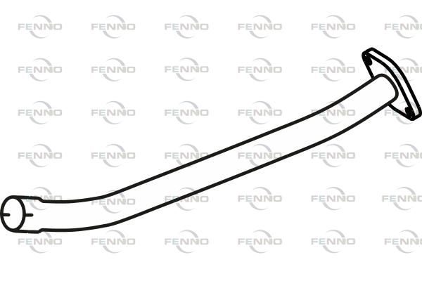 Rura wydechowa FENNO 174100D290