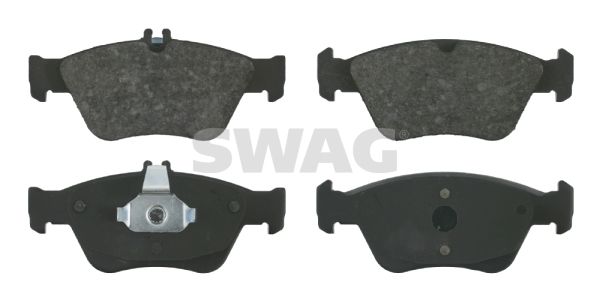 Zestaw klocków hamulcowych, hamulce tarczowe SWAG 10 91 6027
