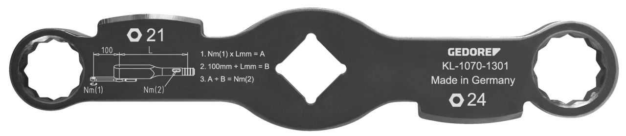 Cheie de impact, îmbinare filetată etrier de frână GEDORE KL-1070-1301