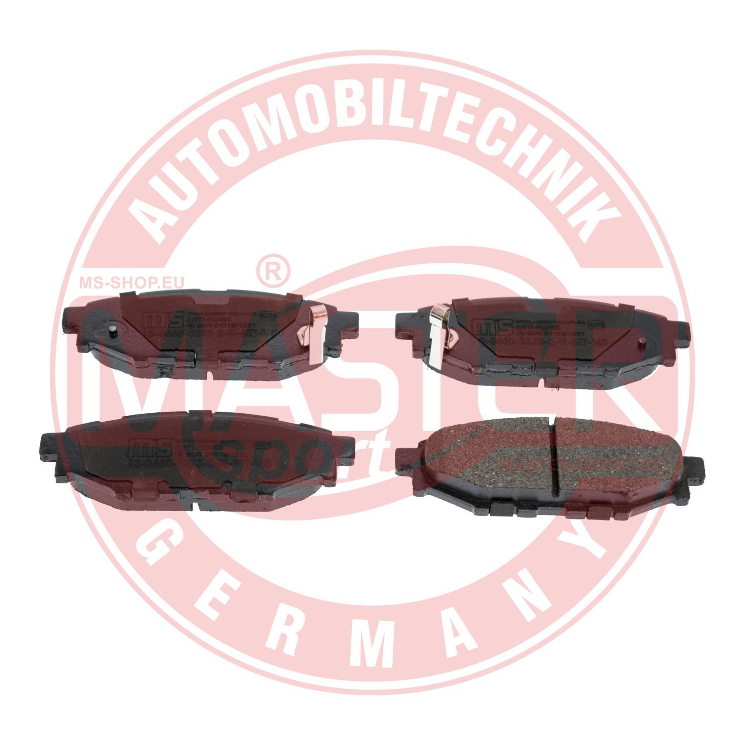 Zestaw klocków hamulcowych, hamulce tarczowe MASTER-SPORT GERMANY 13046033732N-SET-MS