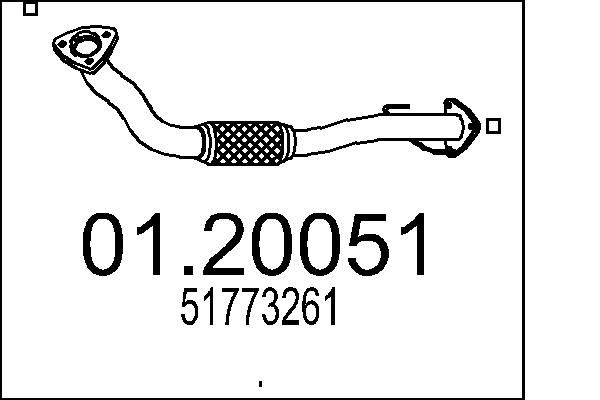 Rura wydechowa MTS 01.20051