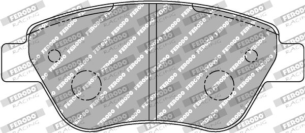 Zestaw klocków hamulcowych, hamulce tarczowe FERODO RACING FCP1466H