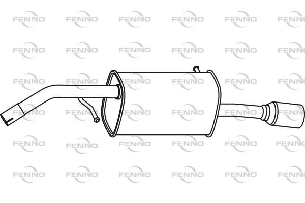 Tłumik końcowy FENNO P17044