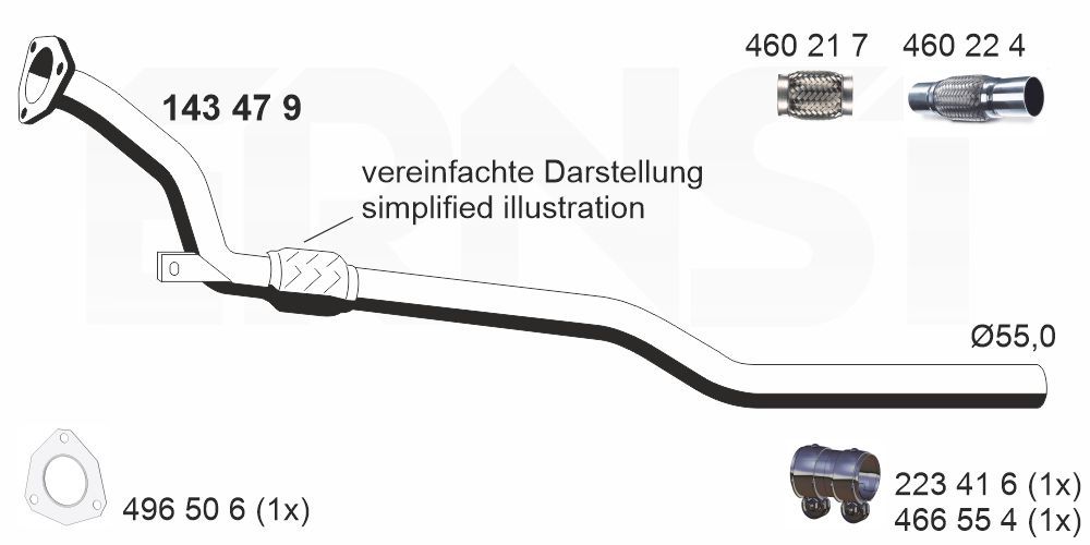 Racord evacuare ERNST 143479