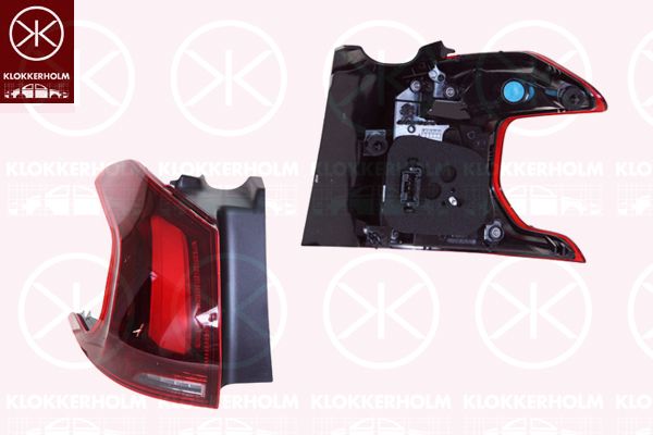 Lampa tylna zespolona KLOKKERHOLM 55430701A1