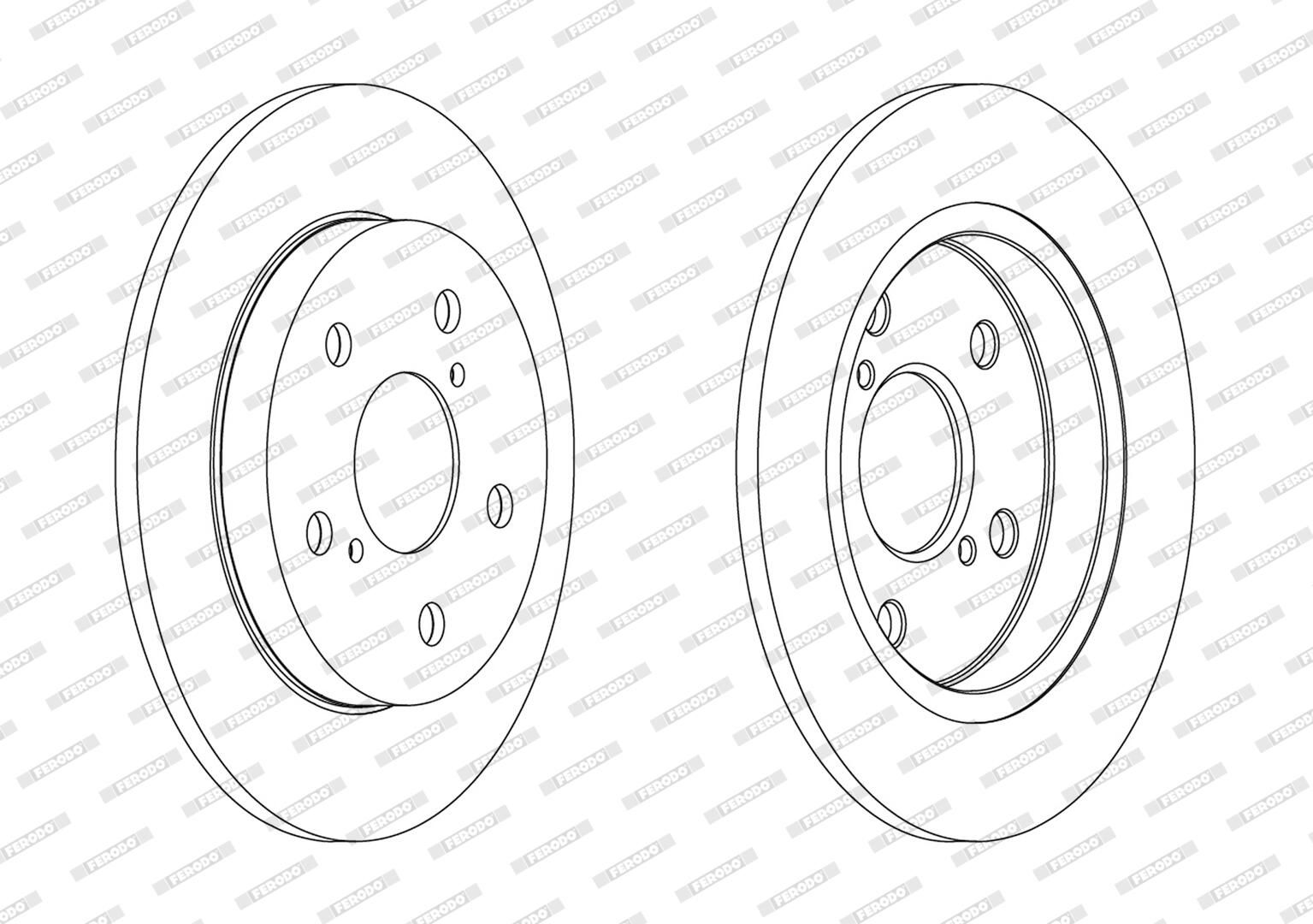 Disc frana FERODO DDF1788C
