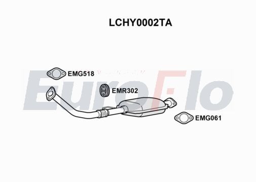 Katalizator EUROFLO 286104A250