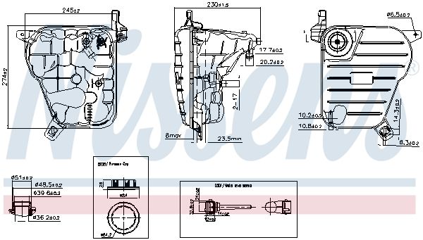 Vase d'expansion, liquide de refroidissement