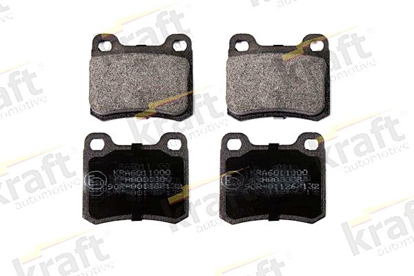Sada brzdových destiček, kotoučová brzda KRAFT AUTOMOTIVE 6011000