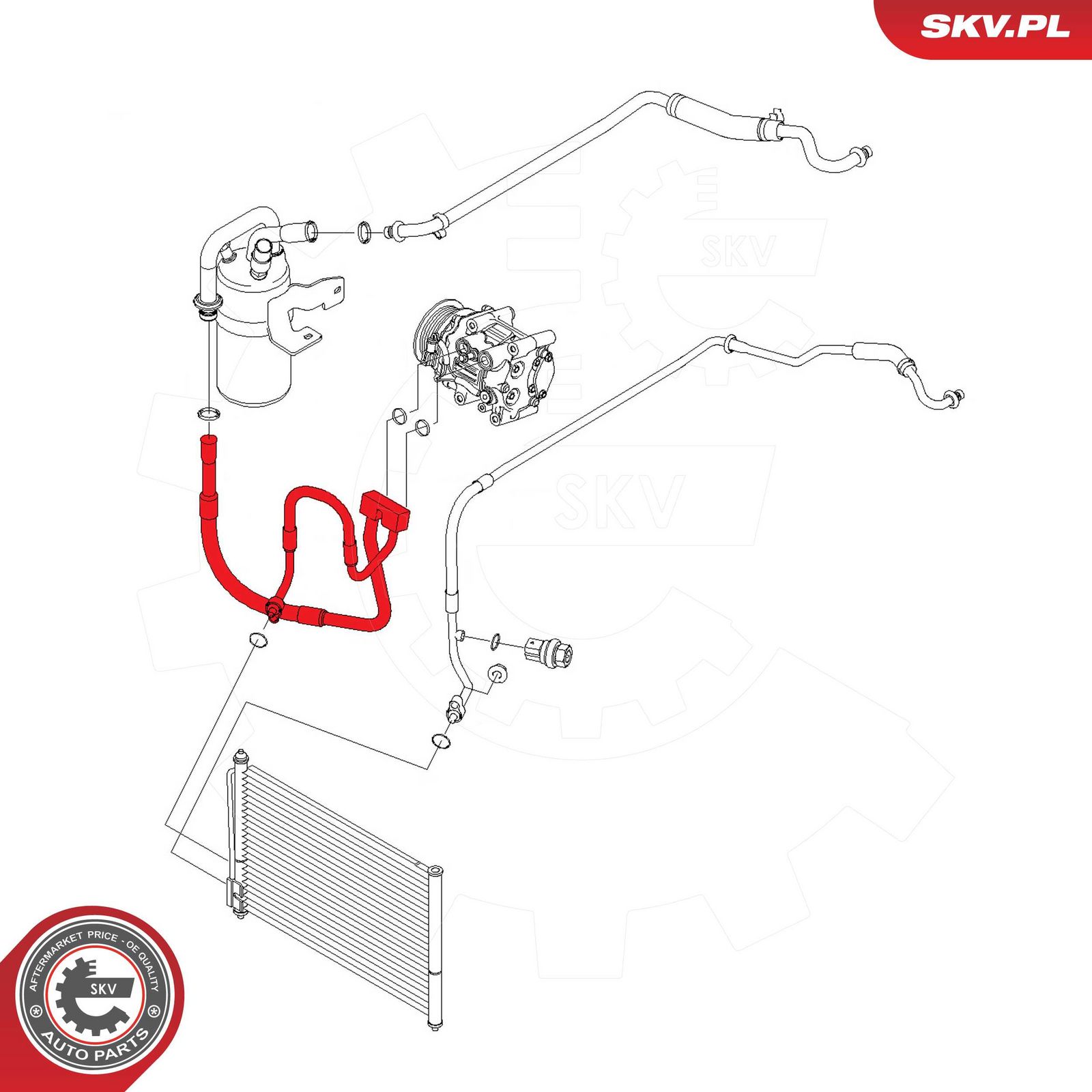 conducta inalta presiune,aer conditionat ESEN SKV 43SKV506