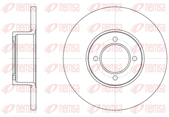 Tarcza hamulcowa KAWE 6127 00
