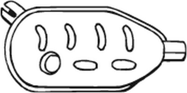 Tłumik przedni BOSAL 200-627
