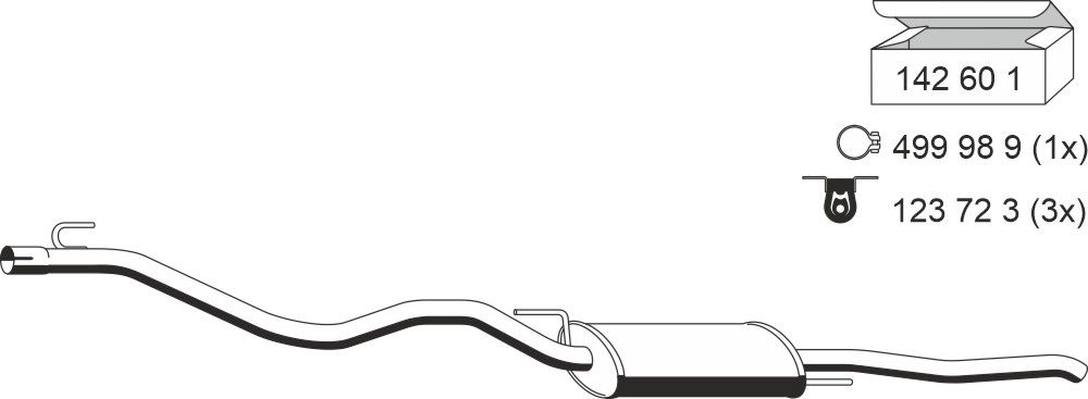 Toba esapament finala ERNST 142182