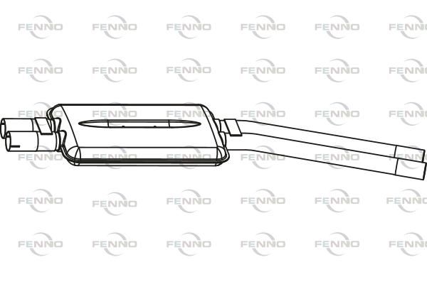 Tłumik środkowy FENNO P3748