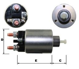 Włącznik elektromagnetyczny, rozrusznik GM E9042