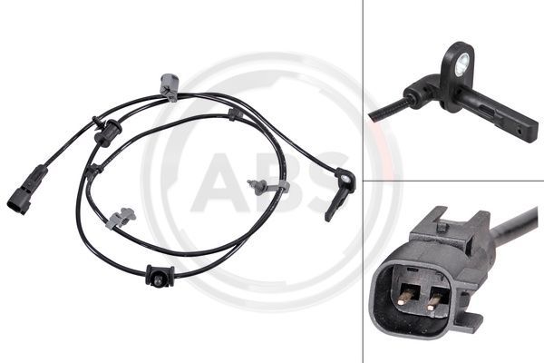 Czujnik, prędkość obrotowa koła A.B.S. 31716