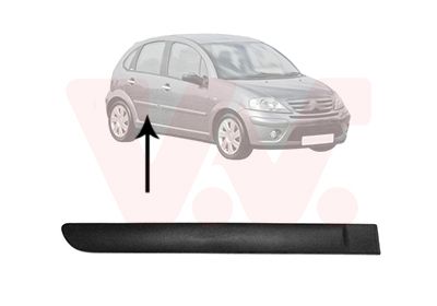 Listwa ozdobna / ochronna, drzwi VAN WEZEL 0925406
