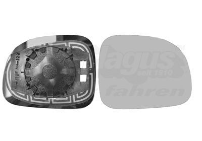 Sklo do zrcátka, vnější zrcátko VAN WEZEL 1711832