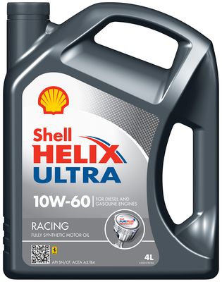 E-shop SHELL Motorový olej Helix Ultra Racing 10W-60, 550046672, 4L