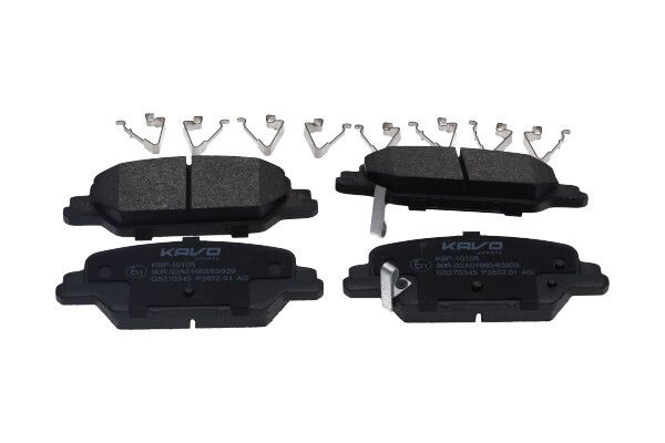 set placute frana,frana disc KAVO PARTS KBP-10105