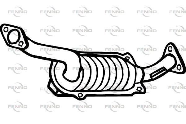 Katalizator FENNO 18160RSHE00