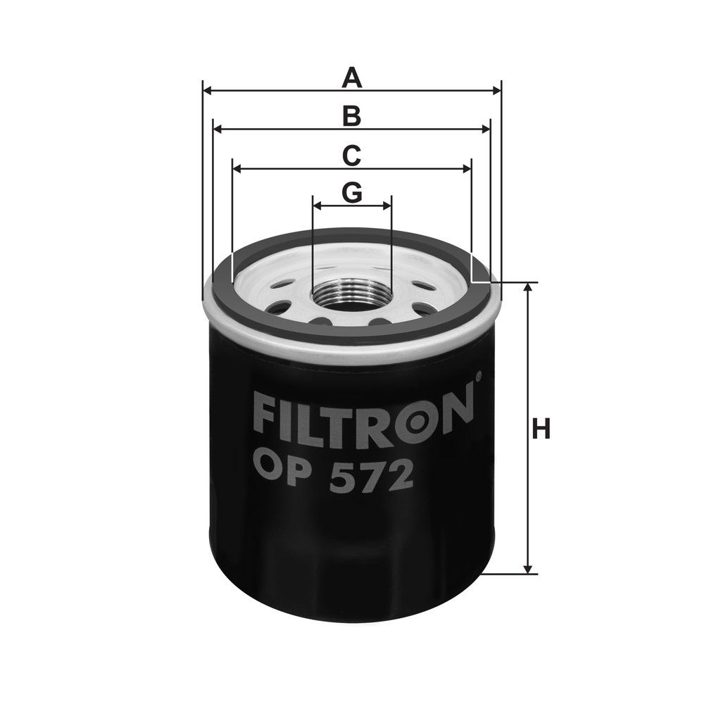 Levně Olejový filtr FILTRON OP 572