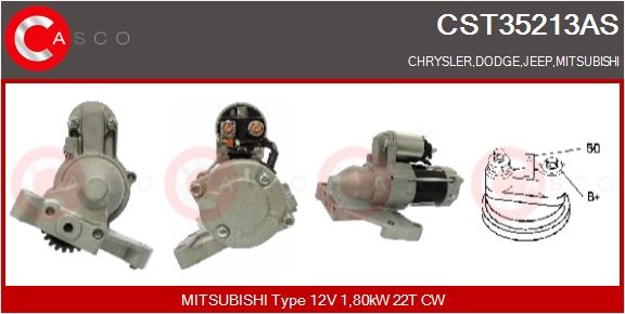 Levně Startér CASCO CST35213AS