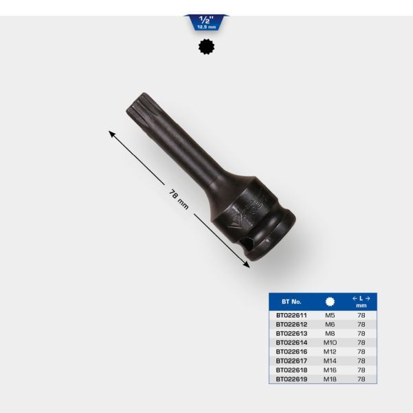 Tubulara de impact KS TOOLS BT022619