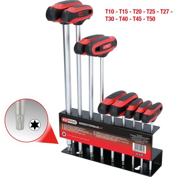 Set surubelnite unghiulare KS TOOLS 158.8160