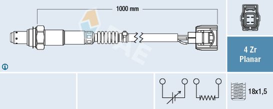 Sonda lambda FAE 77620