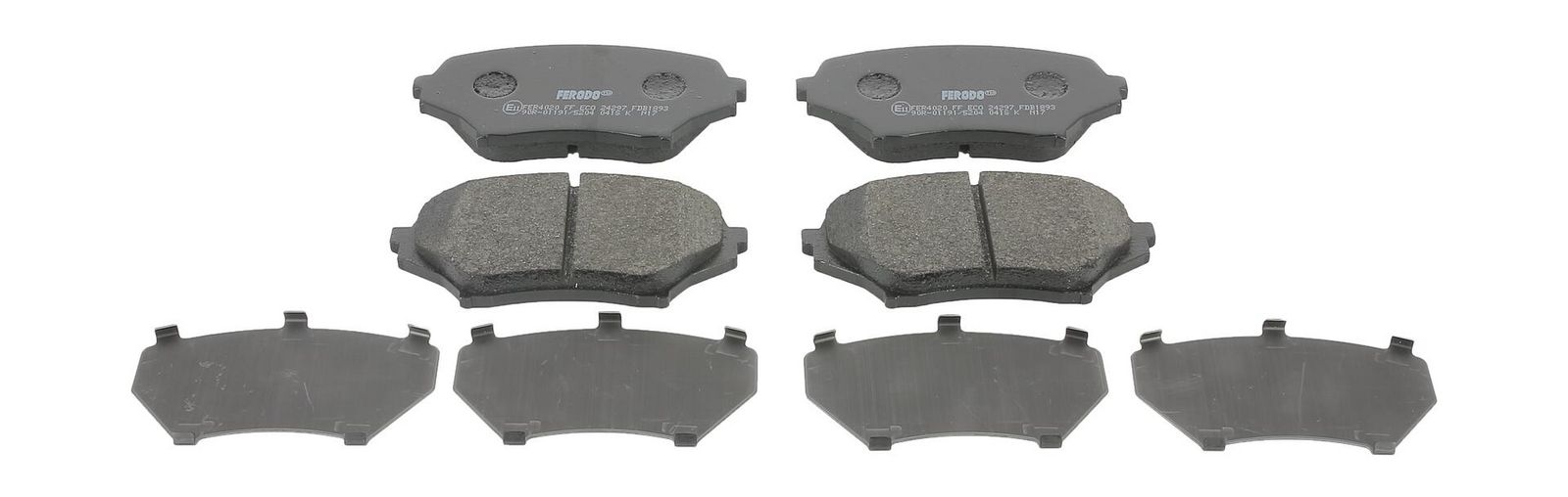 set placute frana,frana disc FERODO PREMIER ECO FRICTION FDB1893