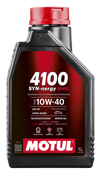 Motorolje MOTUL 4100 SYN-nergy SPEC 112890 10W40 1L