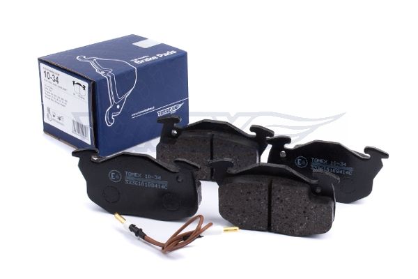 Levně Sada brzdových destiček, kotoučová brzda TOMEX Brakes 10-34