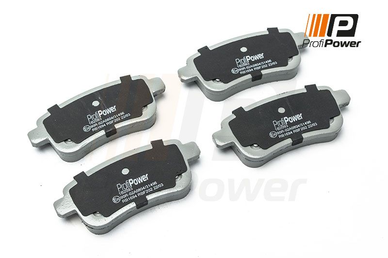 Levně Sada brzdových destiček, kotoučová brzda ProfiPower 1B2093