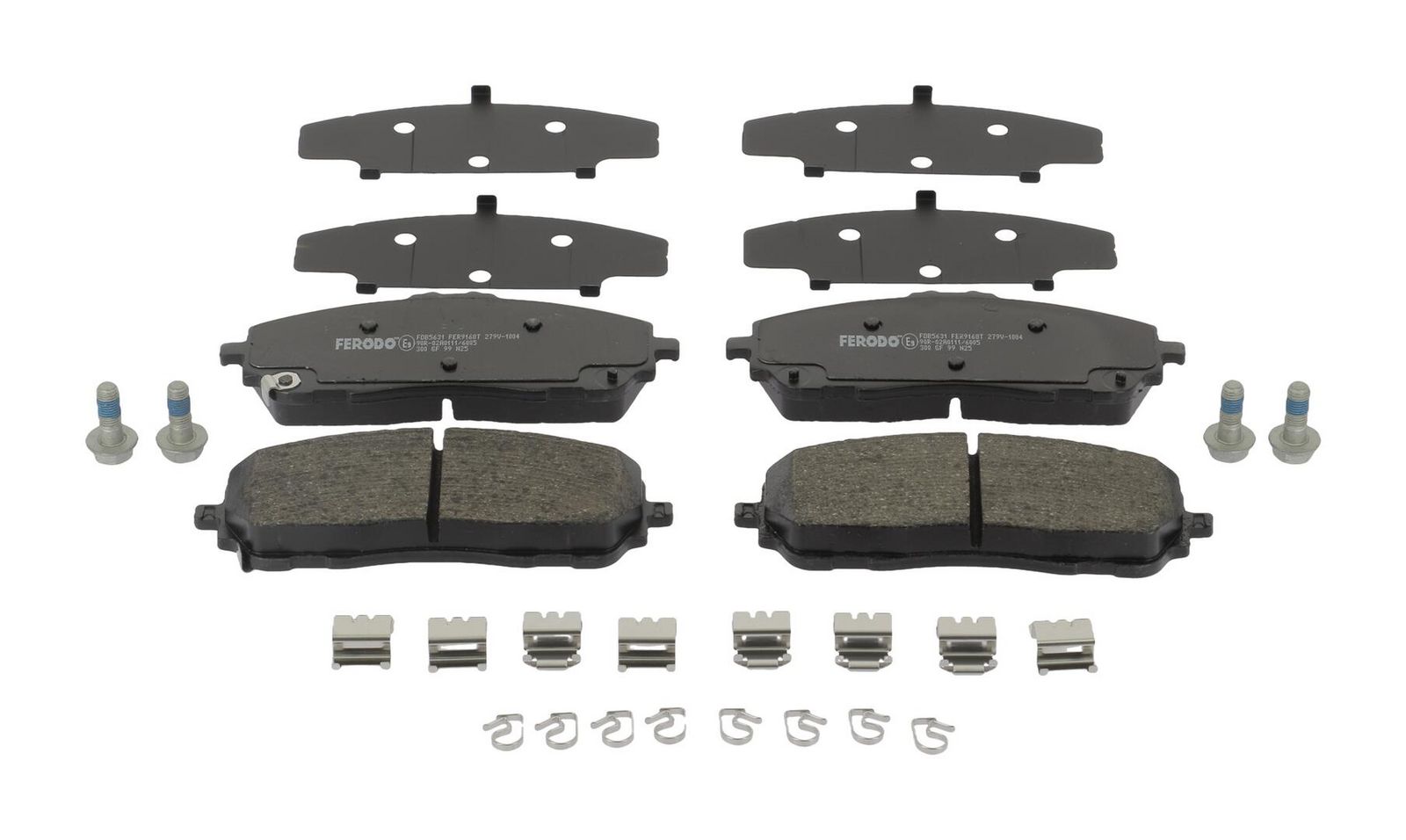 set placute frana,frana disc FERODO PREMIER ECO FRICTION FDB5631
