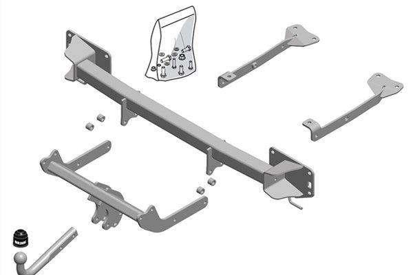 Zestaw zaczepu przyczepy BRINK 576700