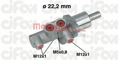 Pompa hamulcowa METZGER AUTOTEILE 202-436