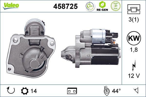 Rozrusznik VALEO 458725