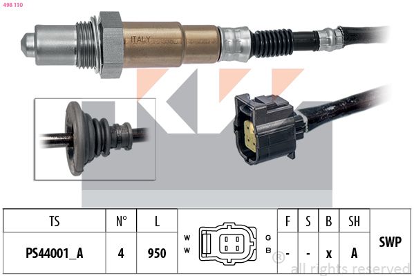 Sonda lambda KW 498 110
