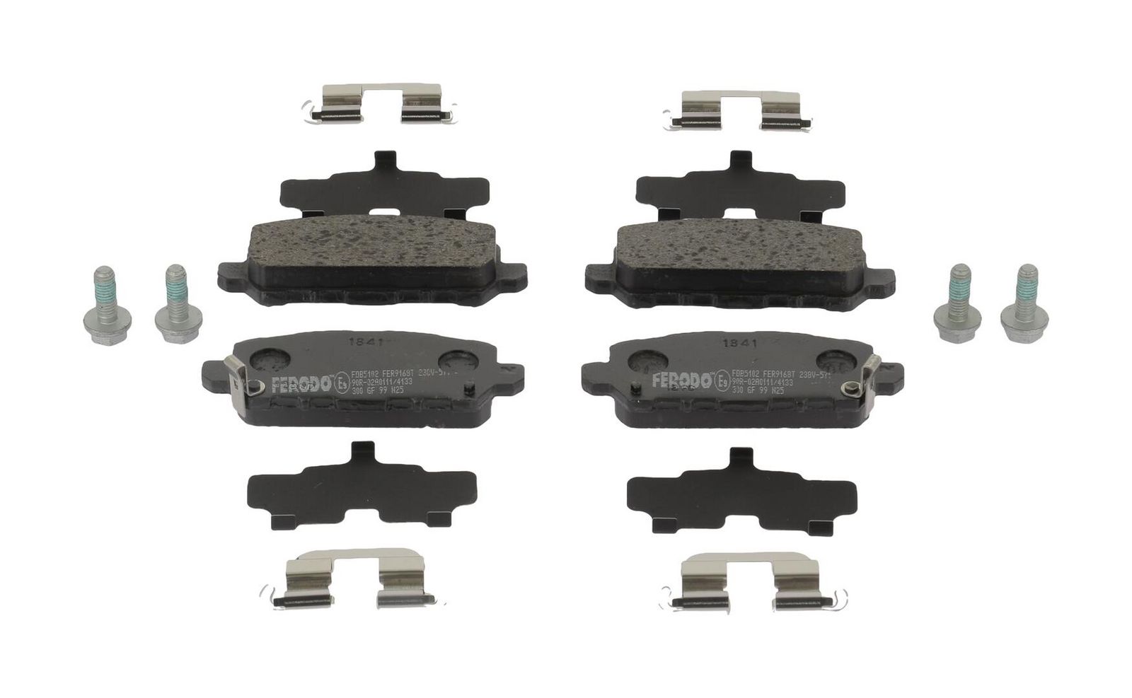set placute frana,frana disc FERODO PREMIER ECO FRICTION FDB5102