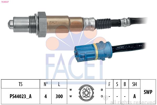 Sonda lambda FACET 10.8327