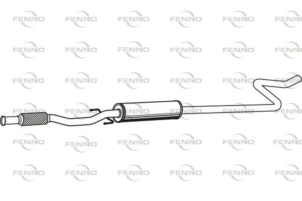 Tłumik środkowy FENNO P4661