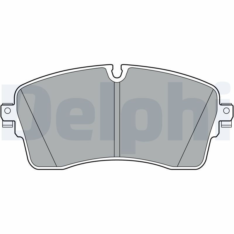 Sada brzdových platničiek kotúčovej brzdy DELPHI LP3395