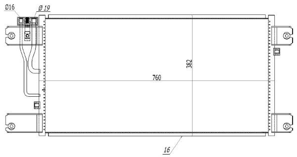 Condensator, climatizare MTR 13054844