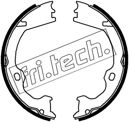 Zestaw szczęk hamulcowych, hamulec postojowy FRI.TECH. 1253.784